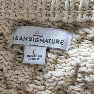 Fisherman cotton sweater with side zippers